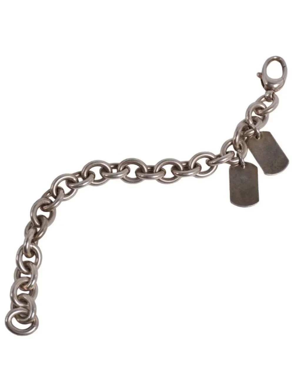 Gucci Bracelet Dog Doug Double Tag 925 Sterling Silver